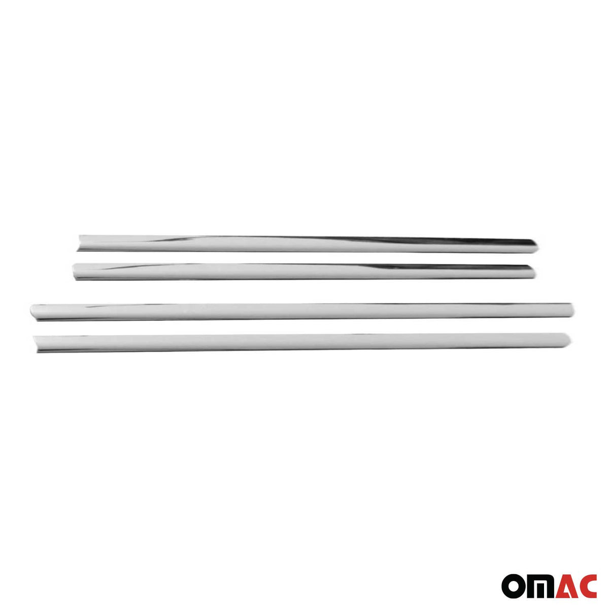Fensterleisten Zierleisten für Mercedes ML W164 2005-2011 Edelstahl Chrom 4tlg