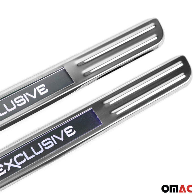 Einstiegsleisten Türschweller Exclusive für Mitsubishi Lancer 1988-2014 Chrom 2x