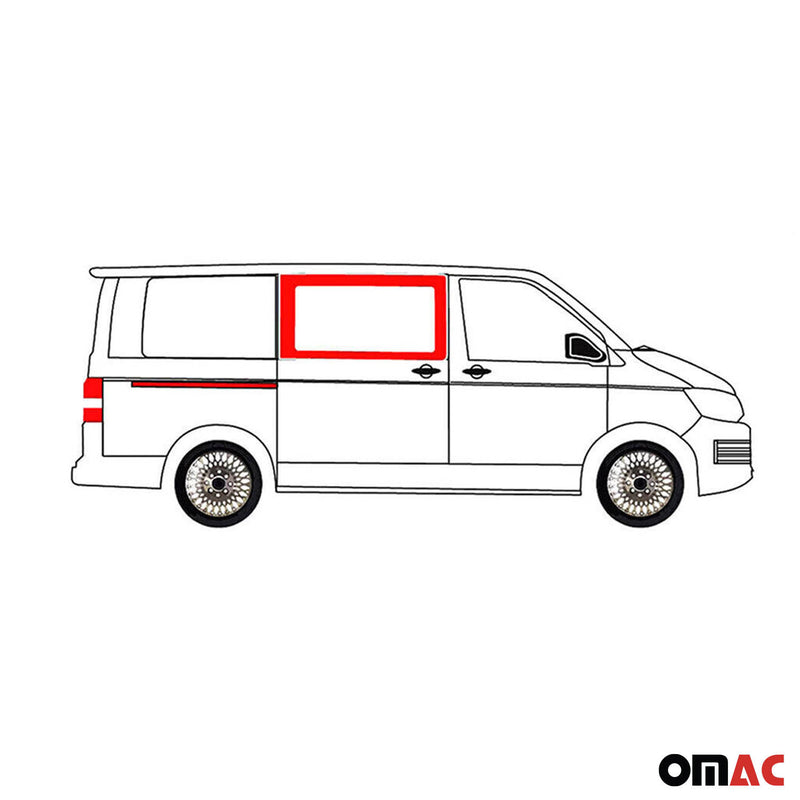 Seitenfenster Schiebefenster für VW T5 2003-2015 Links Rechts Schwarz L1 L2 SET