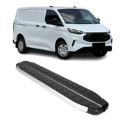 Trittbretter Schweller Seitenschweller für Ford Transit Custom 2023-2026 L1 Alu