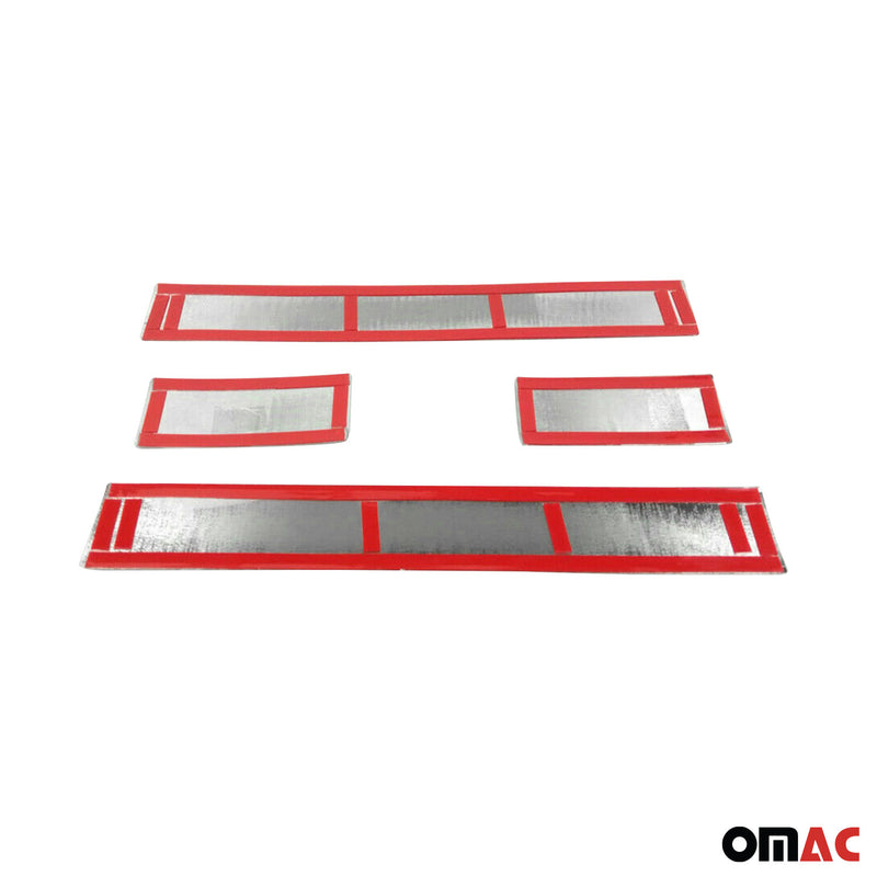 Einstiegsleisten Türschweller für Opel Crossland X 2017-2025 Edelstahl Silber 4x