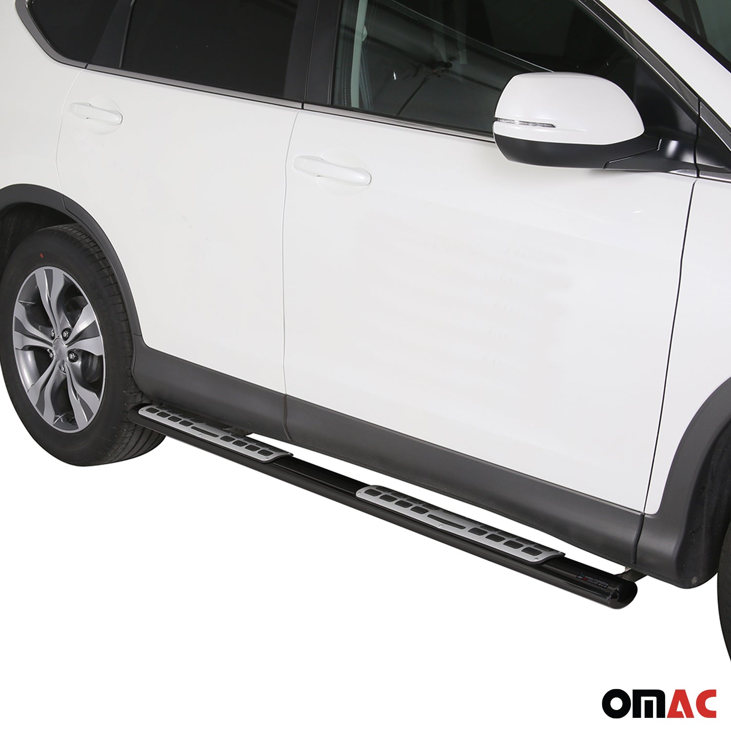 Edelstahl Seitenschweller Schwellerrohre für Honda CR-V 2012-2015 Schwarz