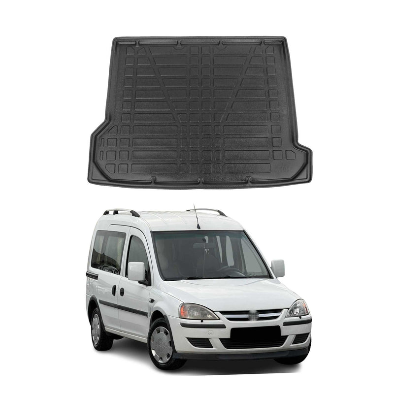 Kofferraumwanne Laderaumwanne für Opel Combo 2001-2011 Gummi TPE Schwarz