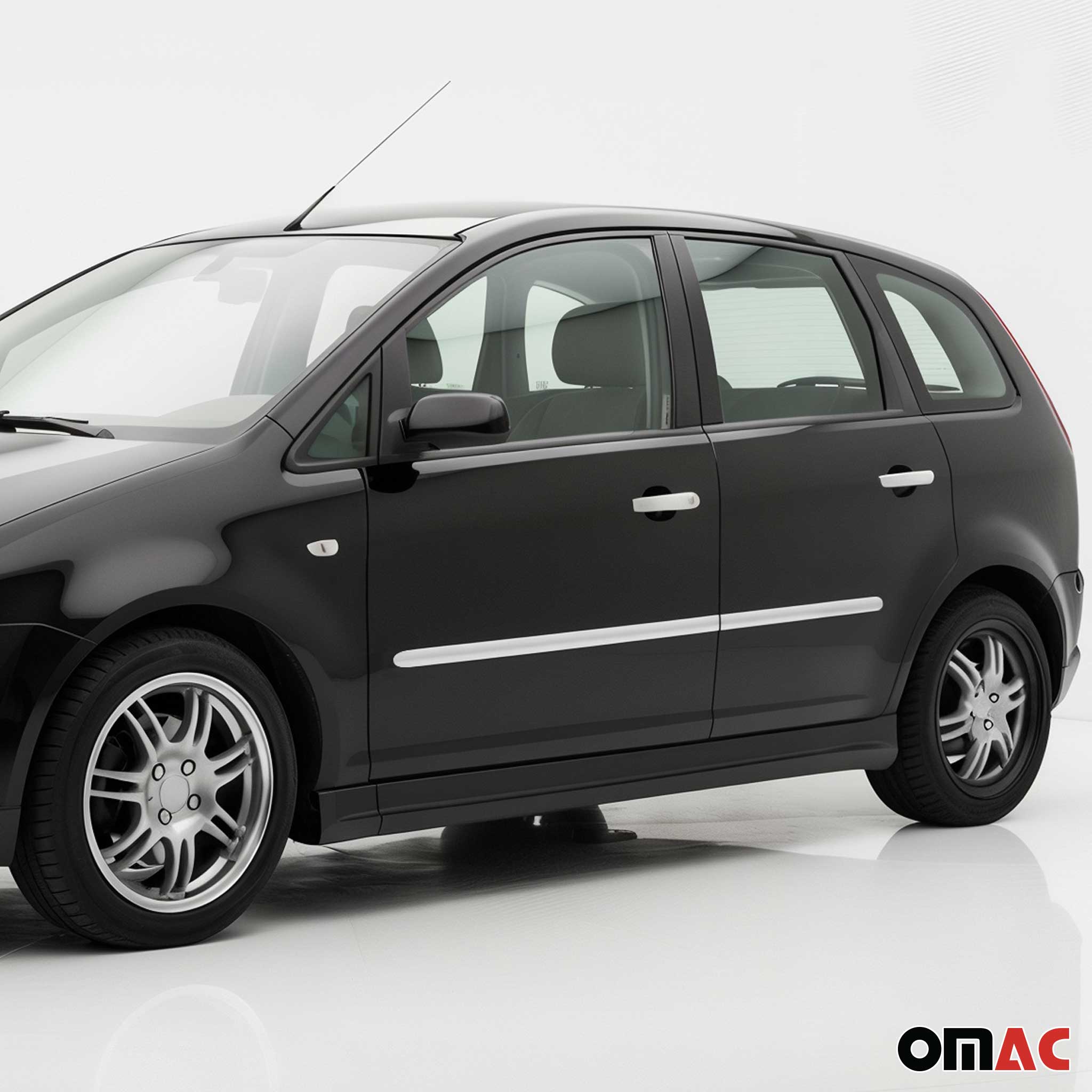 Seitentürleiste Türleisten Türschutzleiste für Ford C-Max 2003-2012 Edelstahl 4x