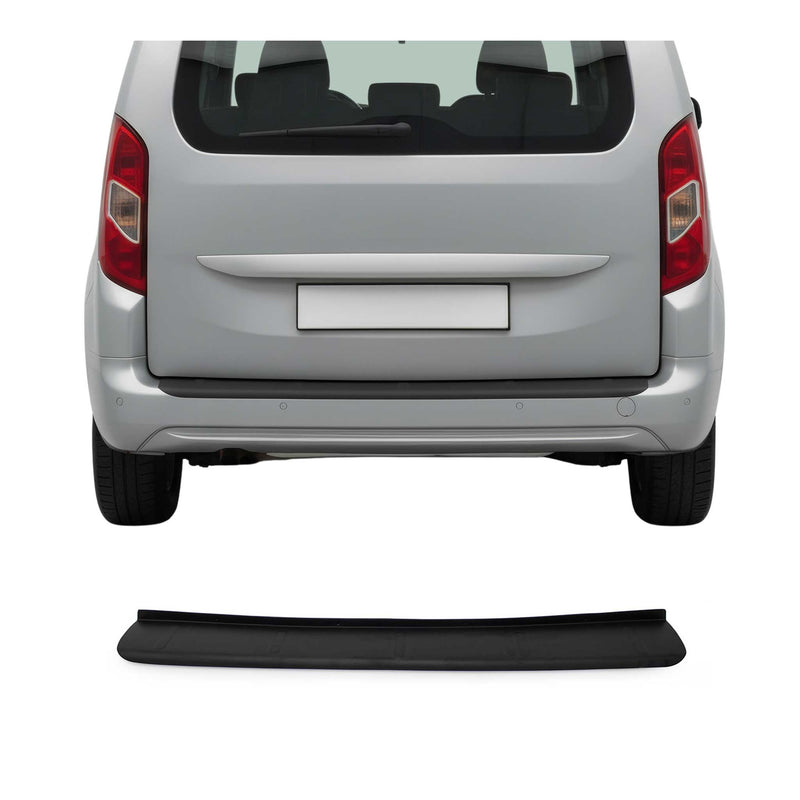 Ladekantenschutz für Citroen Berlingo 2019-2025 Stoßstangen Matt Schwarz ABS