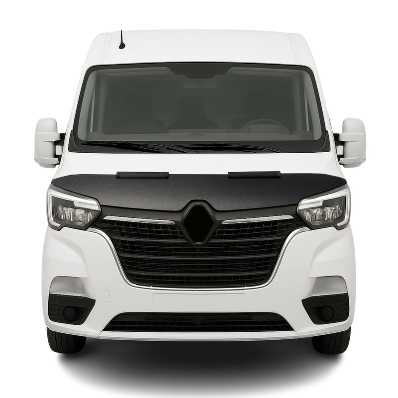 Haubenbra Steinschlagschutz Bonnet Bra für Renault Master 2020-2025 Carbon Halb