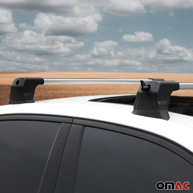 Dachträger Gepäckträger für Citroen Berlingo 2018-2025 Grundträger Alu Grau 2tlg