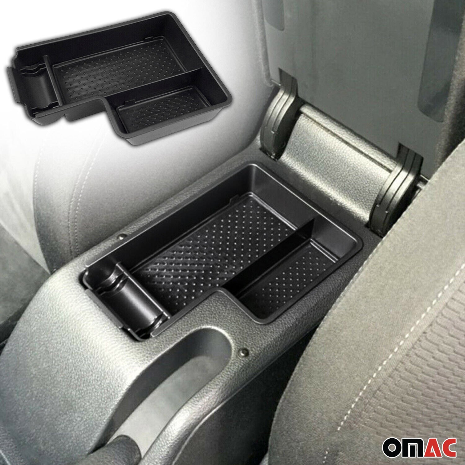 Armauflage Ablagebox Zentrale Storage-Box für VW Golf 2008-2012 ABS Schwarz