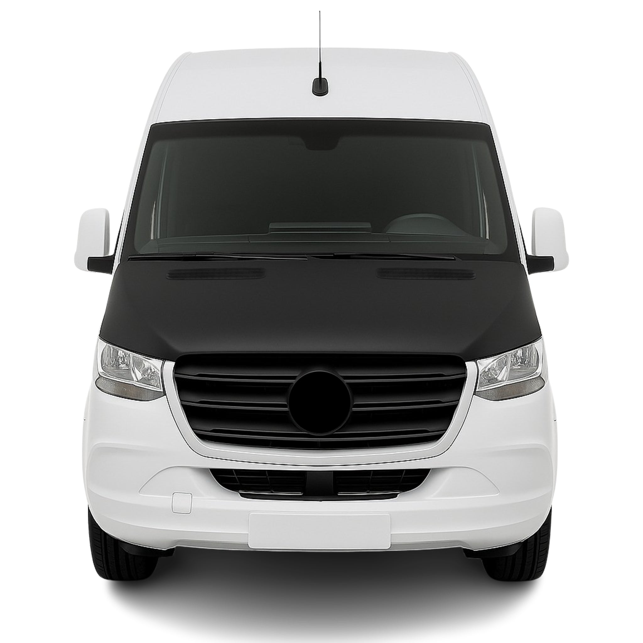 Steinschlagschutz Haubenbra für Mercedes Sprinter W907 2018-2026 Schwarz