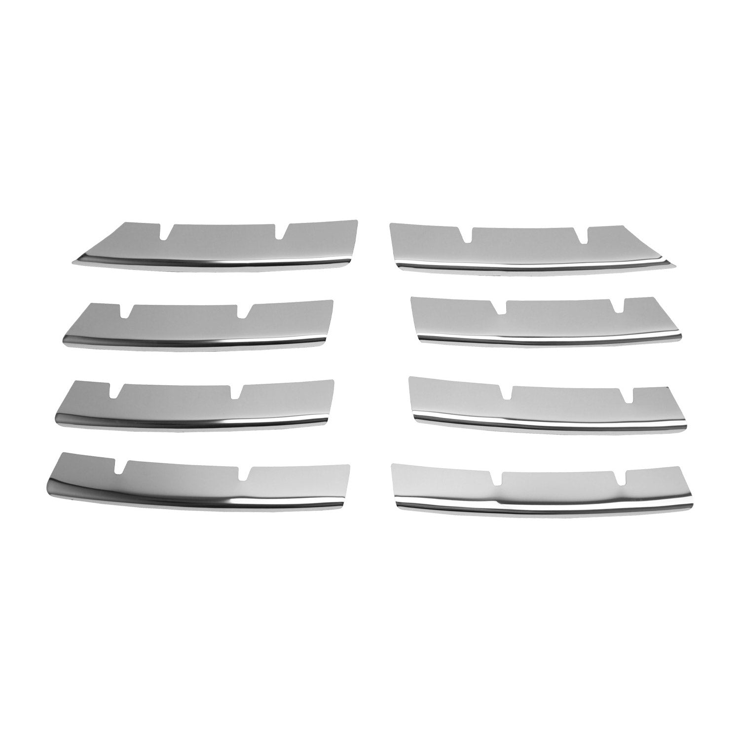 Kühlergrill Leisten Grillleisten für VW Passat 2005-2010 Edelstahl Chrom 8tlg