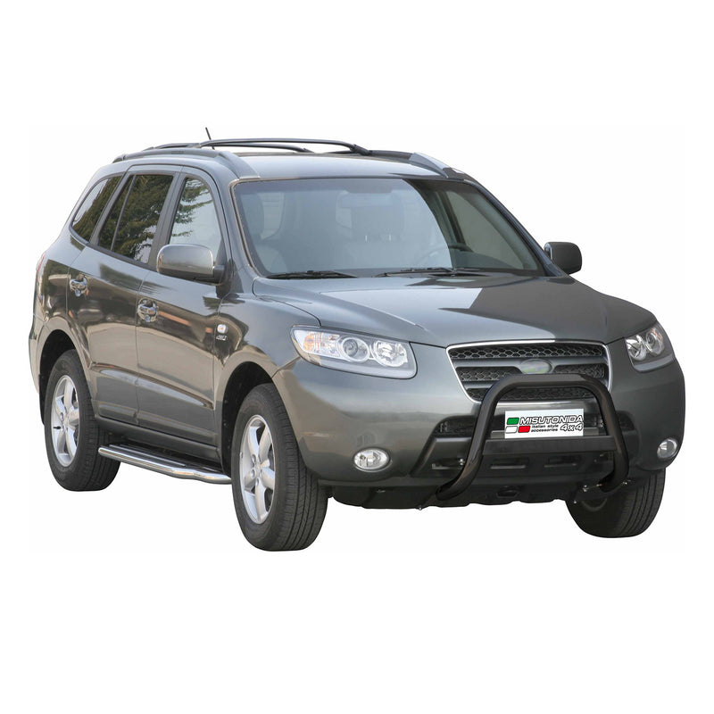 Frontbügel Frontschutzbügel für Hyundai Santa Fe 2006-2009 ø63mm Stahl Schwarz