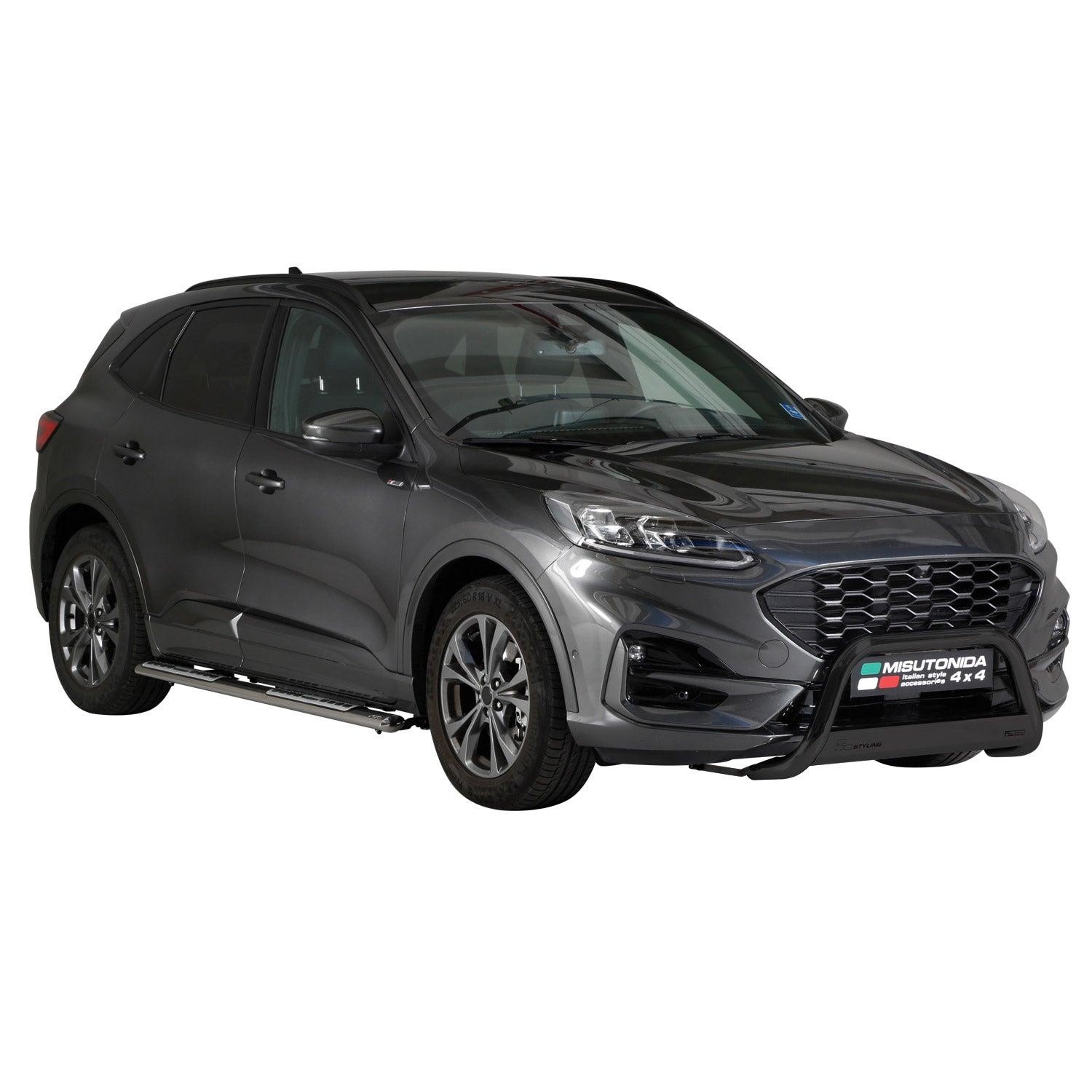 Frontbügel Frontschutzbügel für Ford Kuga III 2019-26 ø63mm Stahl Schwarz Schutz