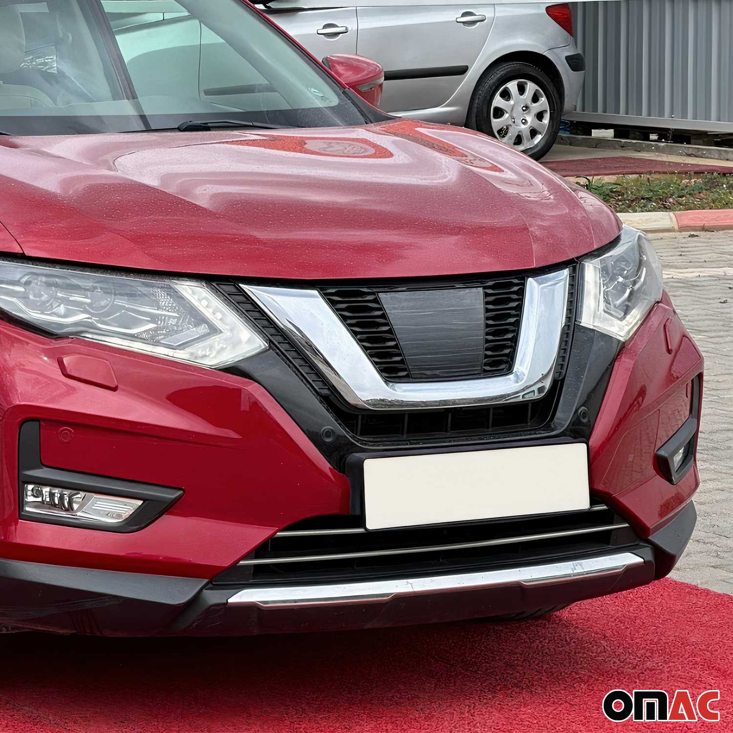 Kühlergrill Leisten Grillleisten für Nissan X-Trail 2017-2021 Edelstahl Chrom 2x