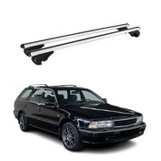 Dachträger Grundträger für Mitsubishi Sigma Kombi 1991-1996 TÜV Alu Silber 2x