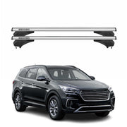 Menabo Dachträger Grundtäger für Hyundai Santa Fe 2012-2018 Aluminium Silber 2x