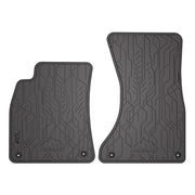 Fußmatten Gummimatten Antirutsch für Audi A4 B8 2007-15 Automatten Schwarz 2 tlg
