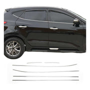 Fensterleisten Zierleisten für Hyundai ix35 2010-2015 Edelstahl Chrom 6tlg