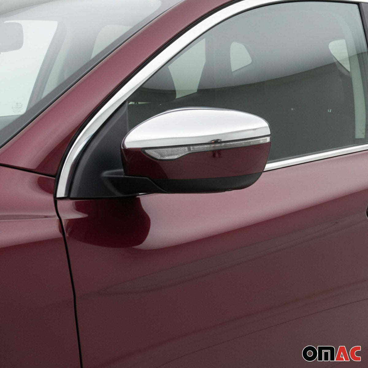 Spiegelkappen Spiegelabdeckung für Nissan Qashqai J11 2014-2021 Edelstahl Chrom