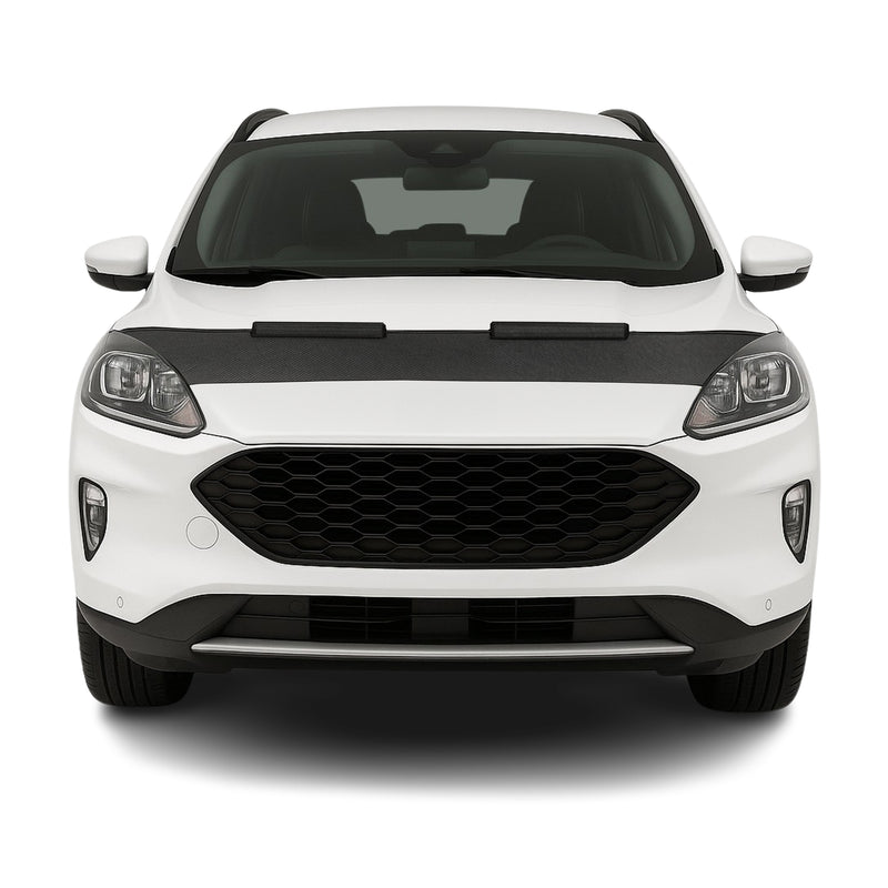 Haubenbra Steinschlagschutz Bonnet Bra für Ford Kuga 2019-2025 Carbon Optik Halb