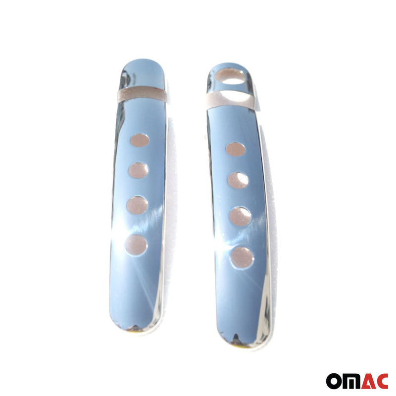 Türgriff Blende Türgriffkappen für Audi TT 1998-2014 2-Tür Edelstahl Silber 2tlg