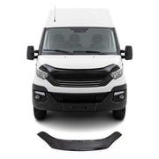 Motorhaube Deflektor Steinschlagschutz für Iveco Daily 2014-2023 Auto Schwarz 1x