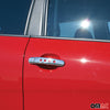 Türgriff Blende Türgriffkappen für VW Polo 2001-2009 2-Tür Edelstahl Silber 2tlg