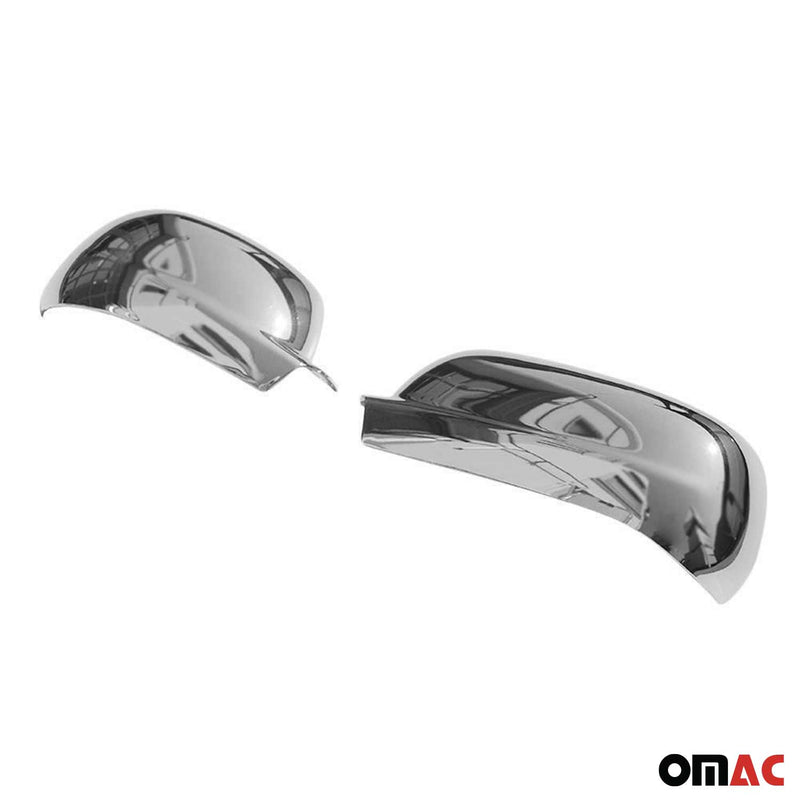 Spiegelkappen Spiegelabdeckung für Seat Arosa 1997-2004 Chrom ABS Silber 2tlg