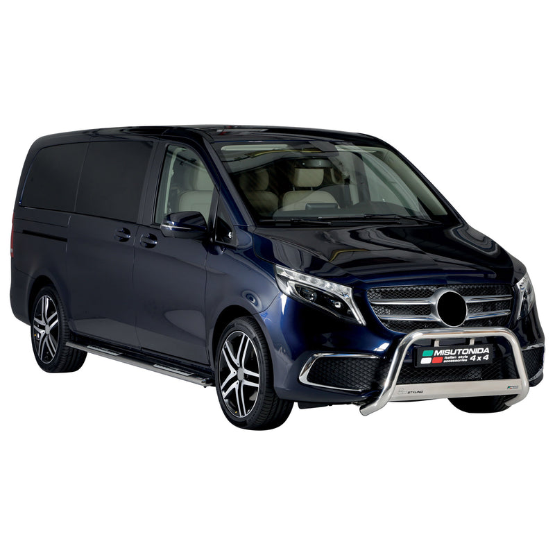 Frontbügel Frontschutzbügel für Mercedes Class 2020-2025 ø63mm Stahl Silber