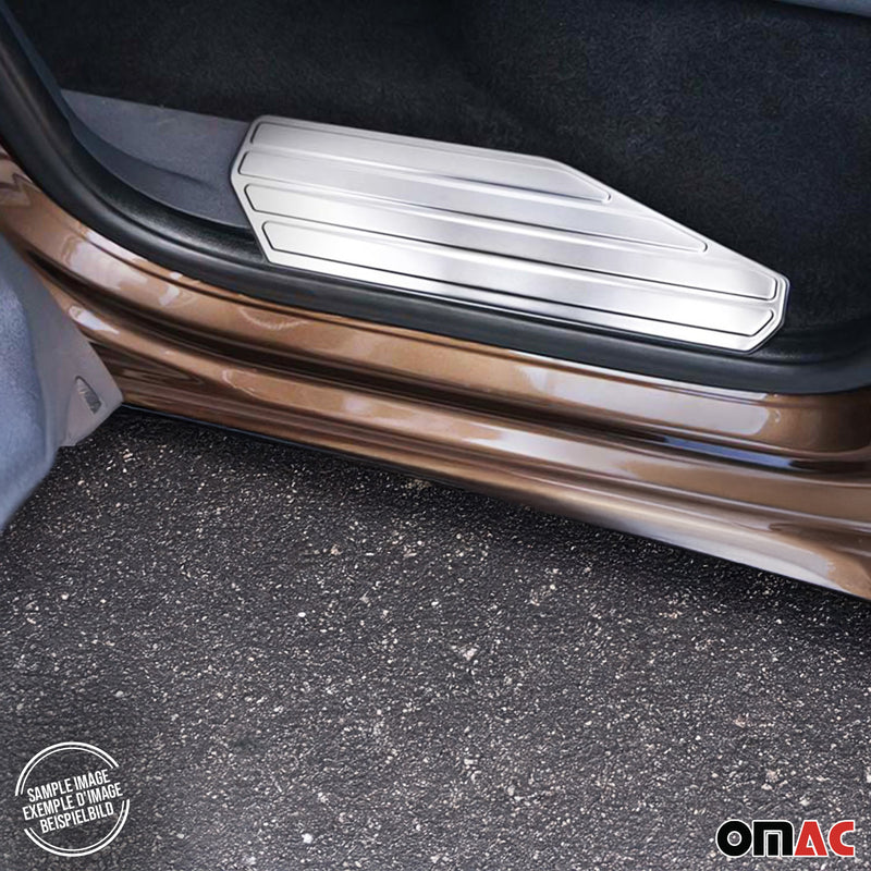 Einstiegsleisten Türschutzleisten für VW Amarok 2010-2025 Chrom Gebürstet 4tlg