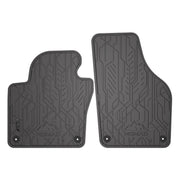 Fußmatten Gummimatten Antirutsch für VW Tiguan I 2007-2016 1.Reihe Schwarz 2 tlg