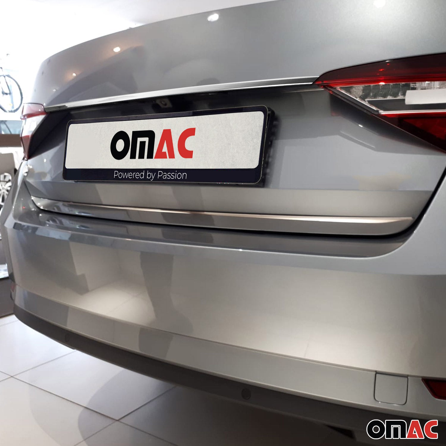 Kofferraumleiste Heckleiste für Skoda Superb Limo 2015-2024 Edelstahl Chrom
