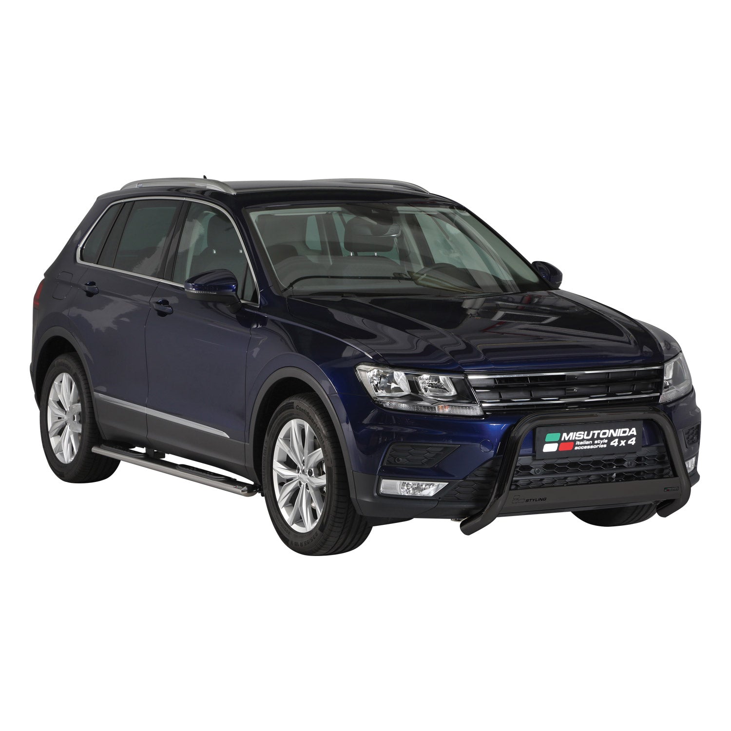Frontbügel Frontschutzbügel für VW Tiguan Allspace 2016-2024 ø63mm Stahl Schwarz