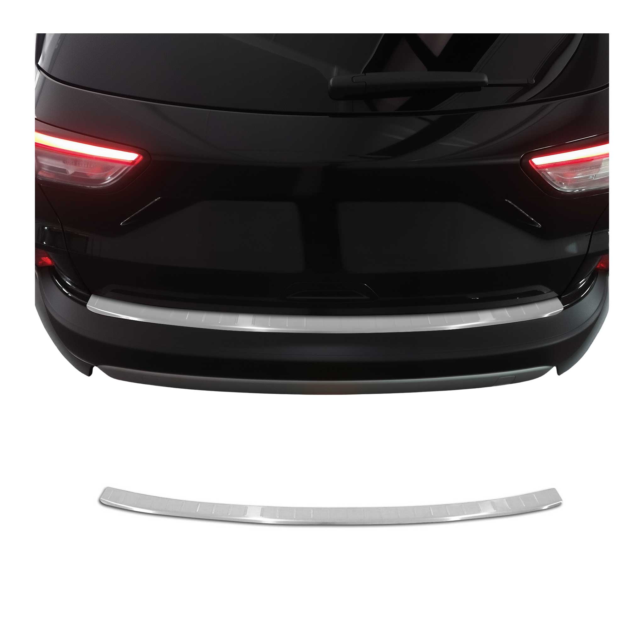 Ladekantenschutz Stoßstange für Ford Kuga III 2019-24 Pre-FL Chrom gebürstet