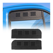 Lüftungsgitter Be & Entlüftung für Fiat Ducato 1993-2006 Aluminium Schwarz 2tlg