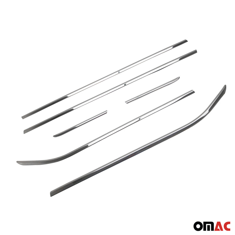Window strips decorative strips for Opel Corsa 2015-2019 stainless steel chrome 6 pieces