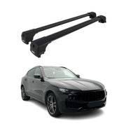 Dachträger Gepäckträger für Maserati Levante 2016-2021 ABE Aluminium Schwarz