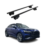 Dachträger Gepäckträger für Audi Q8 2018-2026 Grundträger ABE Metall Schwarz 2x