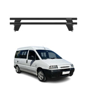 Menabo Dachträger Grundtäger für Peugeot Expert 1995-2007 75kg Alu Schwarz 2 tlg