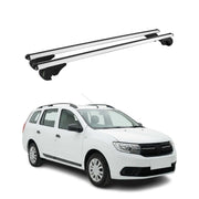 Dachträger Grundträger für Dacia Logan MCV Stepway 2017-2020 TÜV Alu Silber 2x