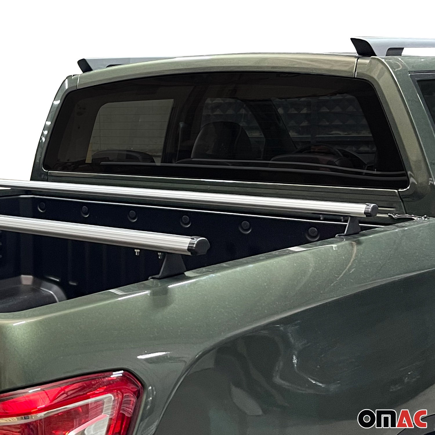 Dachträger Ladeflächenträger Querträger für VW Amarok 2010-2020 Alu Grau 2x