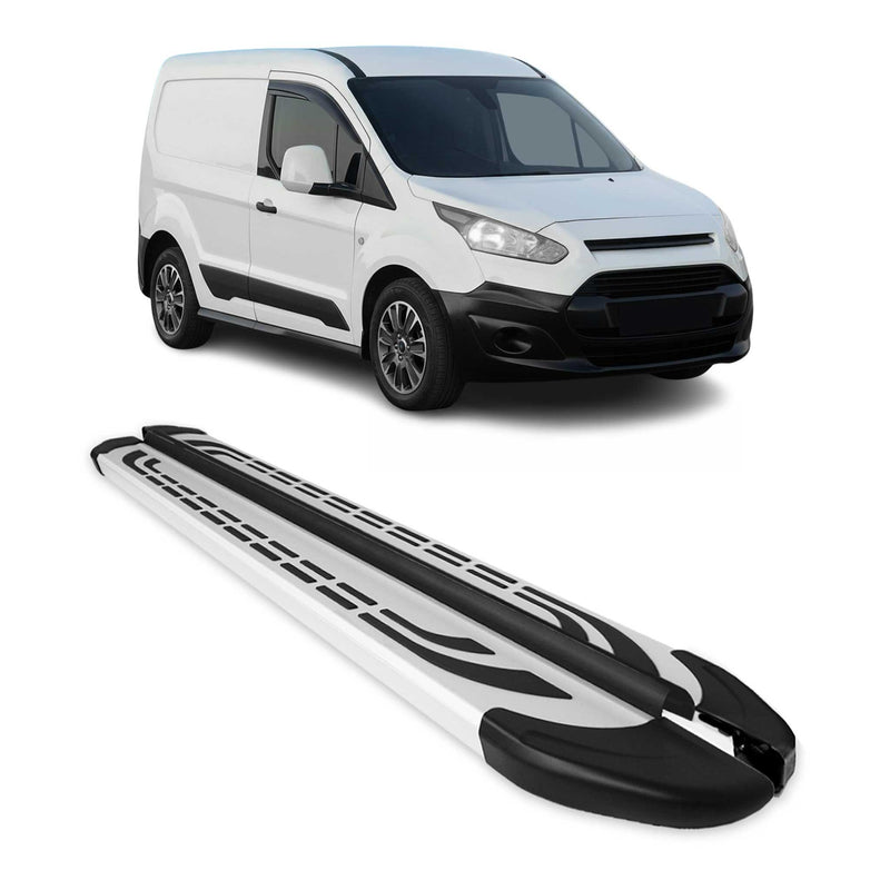 Trittbretter Schweller Seitenbretter für Ford Connect Kurzer RS 2014-2021 Alu
