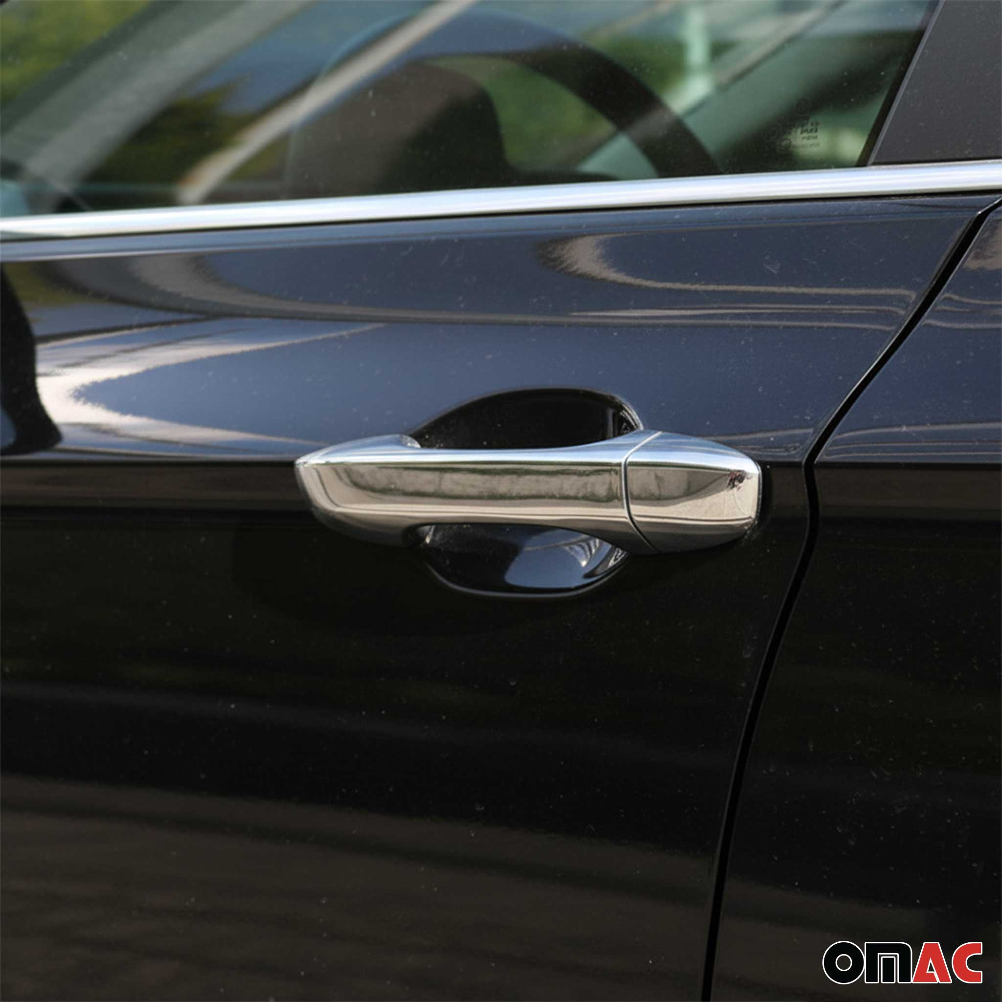 Chrom Türgriff Blende für VW Touareg 2010-2015 Edelstahl 8tlg