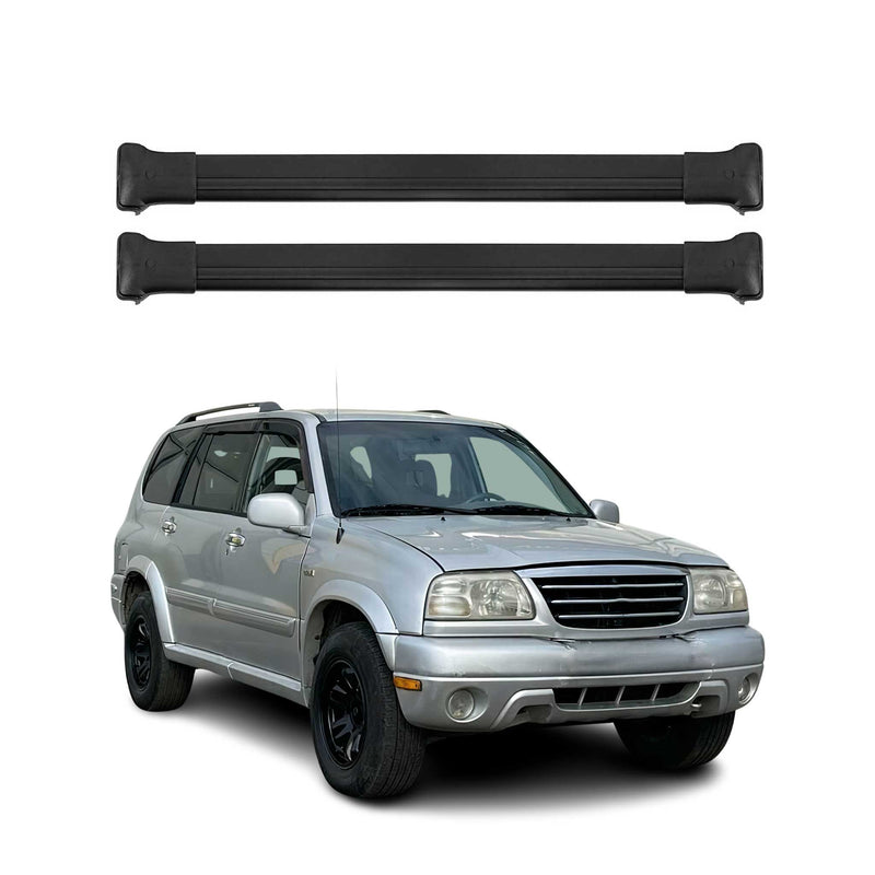 Dachträger Grundtäger für Suzuki Grand Vitara mk1 1998-2005 75kg Alu Schwarz 2x