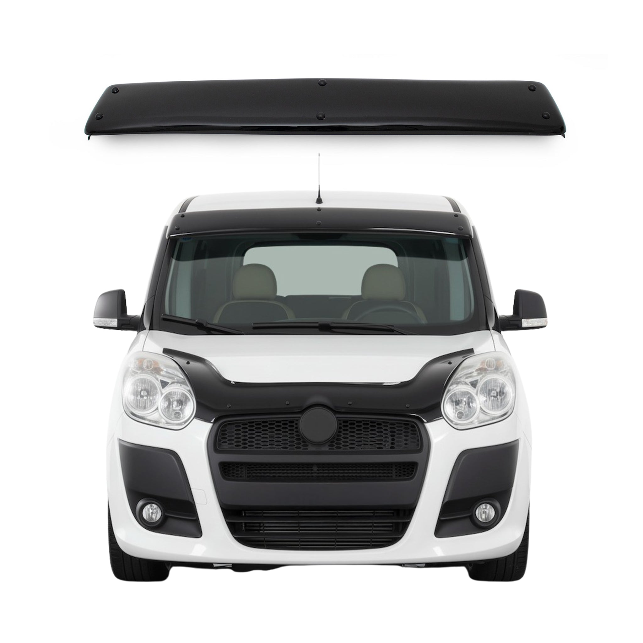 Sonnenblende Außensonnenblende für Fiat Doblo Opel Combo D 2000-2021 Acryl