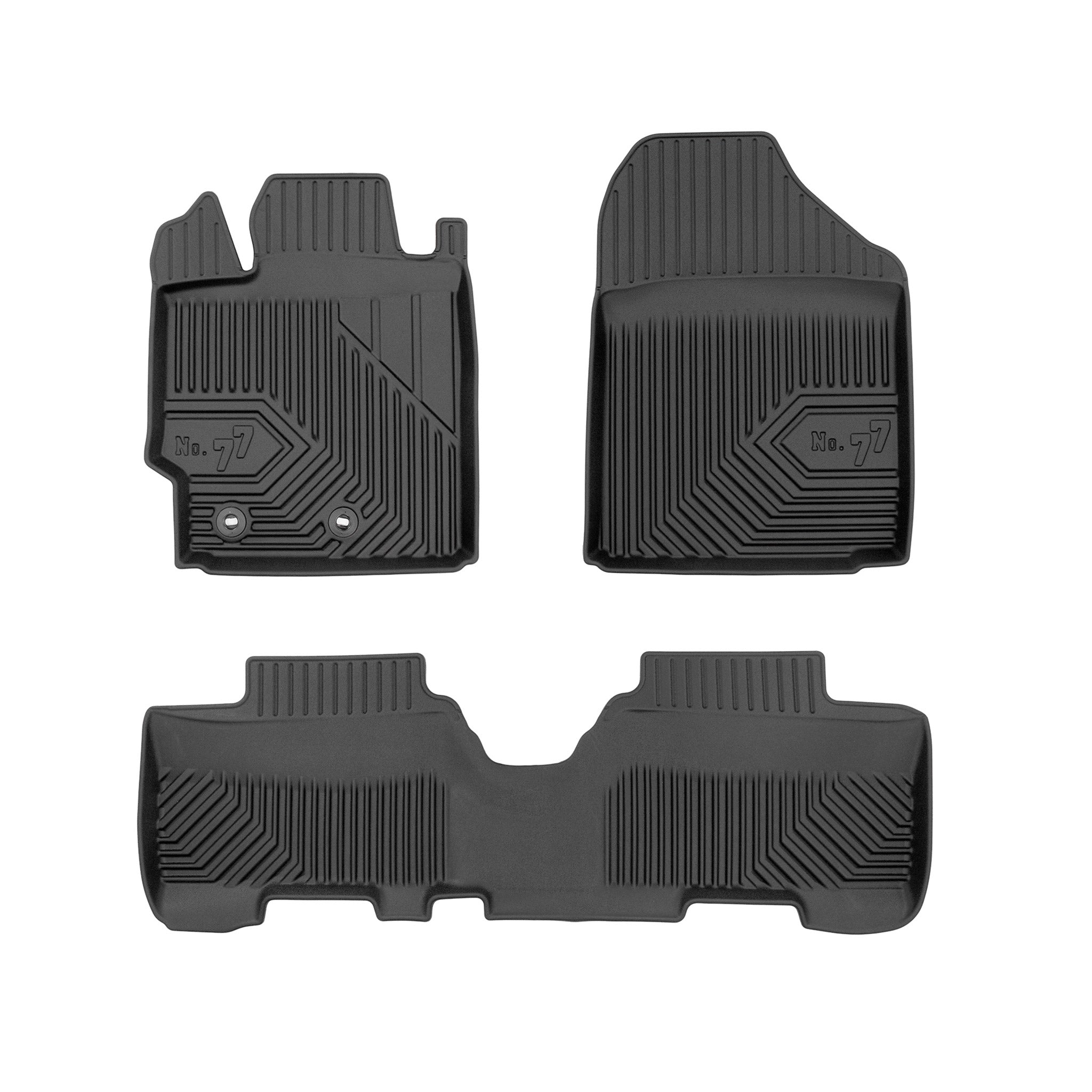 Fußmatten Gummimatten für Toyota Urban Cruiser 2008-2014 TPE Schwarz 3 teile