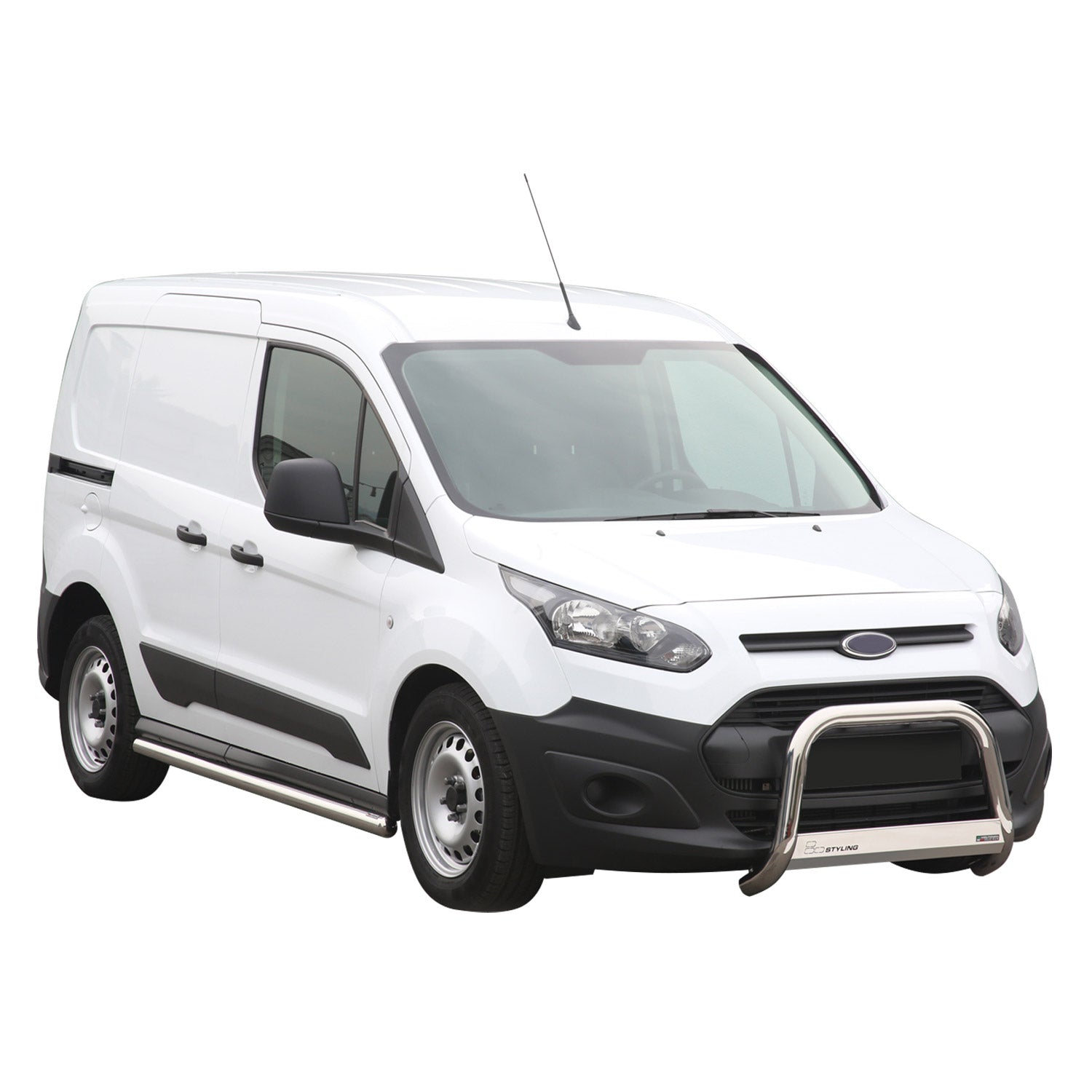 Frontbügel Frontschutzbügel für Ford Transit Connect 2014-2017 Grau Ø 63 mm