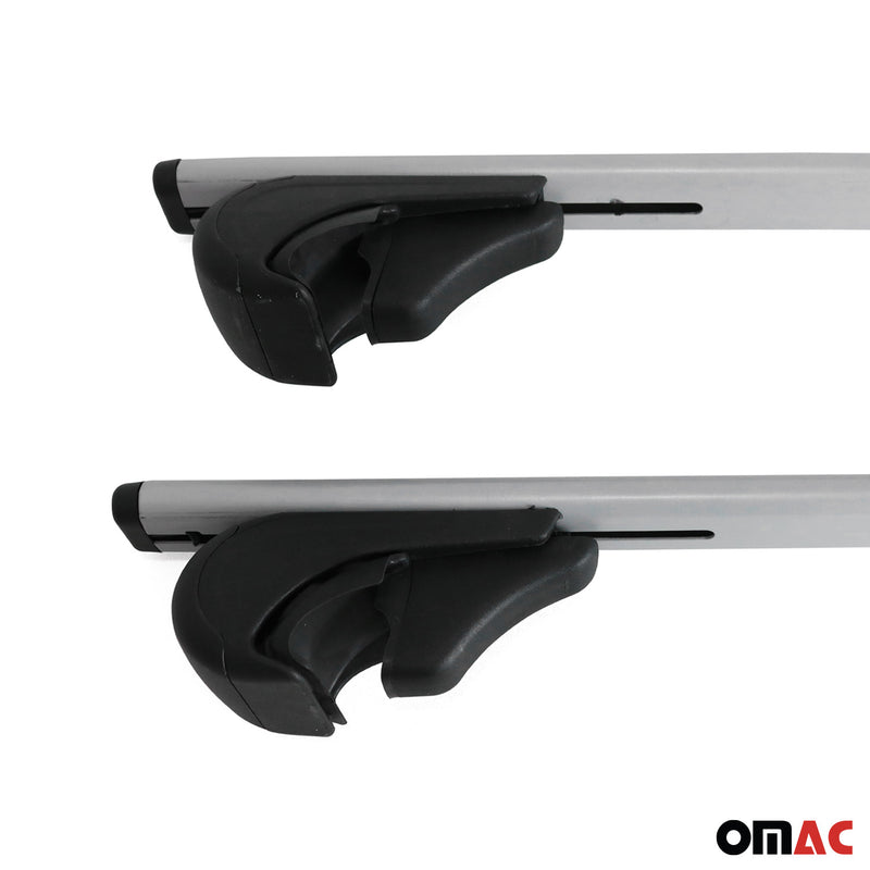 Dachträger Gepäckträger für Mazda 6 2012-2025 Grundträger Metall Silber 2tlg