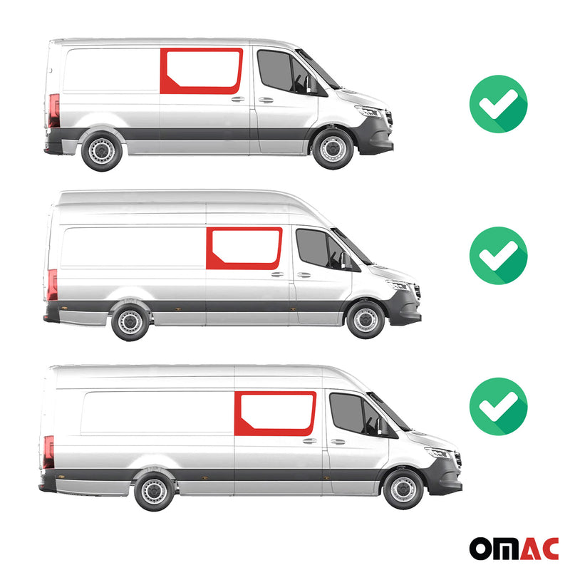 Seitenfenster für Mercedes Sprinter W906 2006-2013 Rechts Vorne Fenster L2 L3 L4