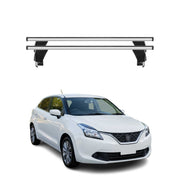 Menabo Dachträger Grundtäger für Suzuki Baleno 2015-2019 Pre-FL 50kg Alu Grau 2x