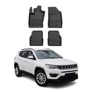 OMAC Gummi Fußmatten für Jeep Compass 2017-2025 Premium TPE Automatten 4tlg